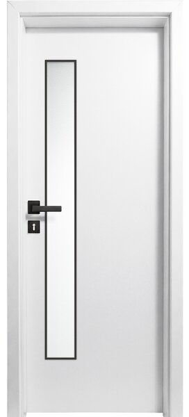Usa interior Alba HDF cu toc reglabil din MDF PAL - Colectia STENOIR Alb 7.6