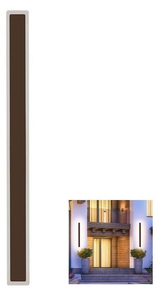 Aplică LED de exterior LED/17W/230V 4000K IP65 maro