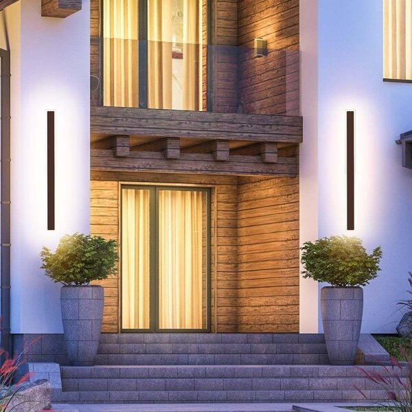 Aplică LED de exterior LED/17W/230V 4000K IP65 maro