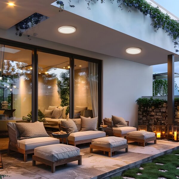 Plafonieră LED pentru baie Brilagi ULTRA SLIM LED/18W/230V d. 30 cm alb IP54