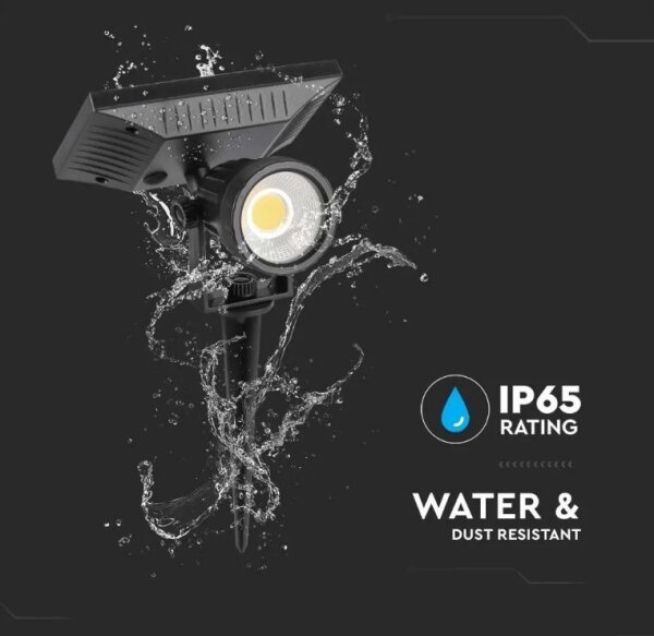 Lumină solară LED SPIKE 2W 5,5V IP65 4000K 1200mAh