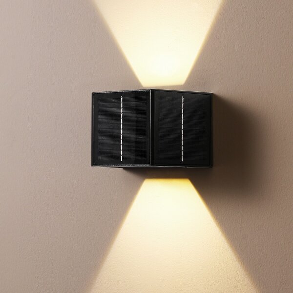 Aplică LED solară Brilagi SOLAR CUBE LED/2W/3,2V 1300 mAh IP54