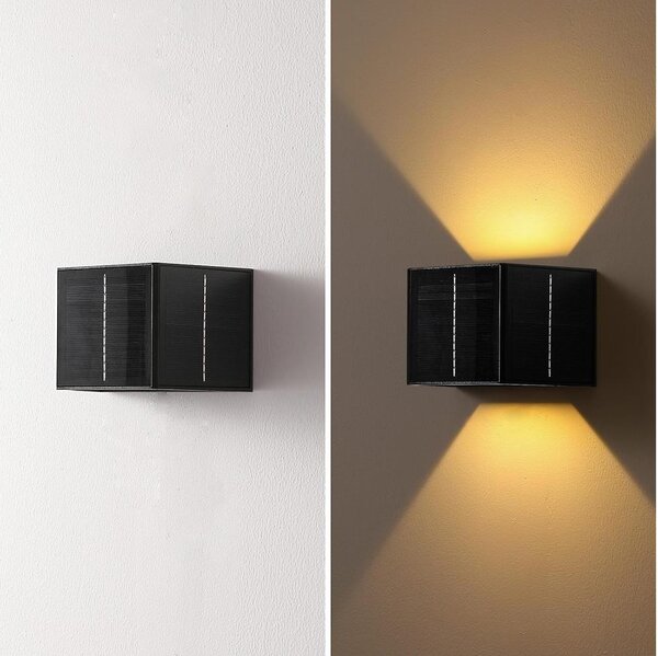 Aplică LED solară Brilagi SOLAR CUBE LED/2W/3,2V 1300 mAh IP54