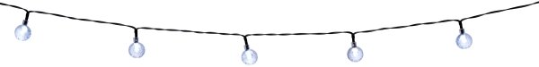 Grundig - Șir solar LED reglabil 50xLED/8 funcții 9,35m alb cald + DO