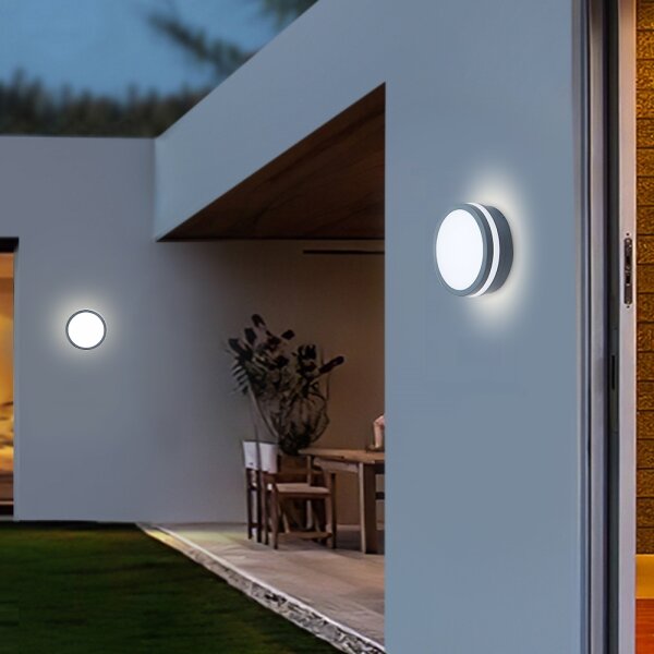 Corp de iluminat LED de exterior Brilagi BENE LED/18W/230V d. 22 cm IP54