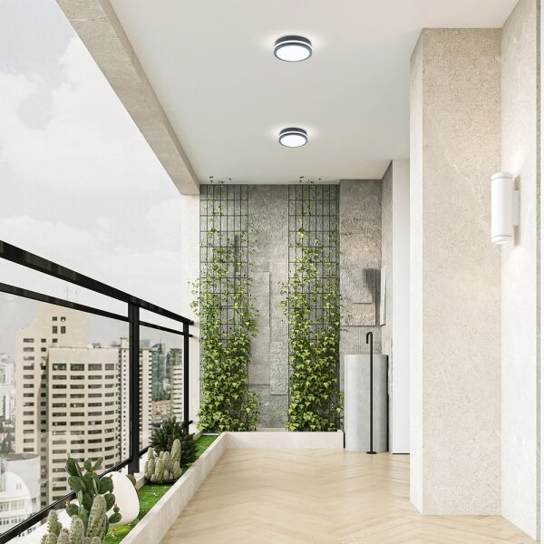 Corp de iluminat LED de exterior Brilagi BENE LED/18W/230V d. 22 cm IP54