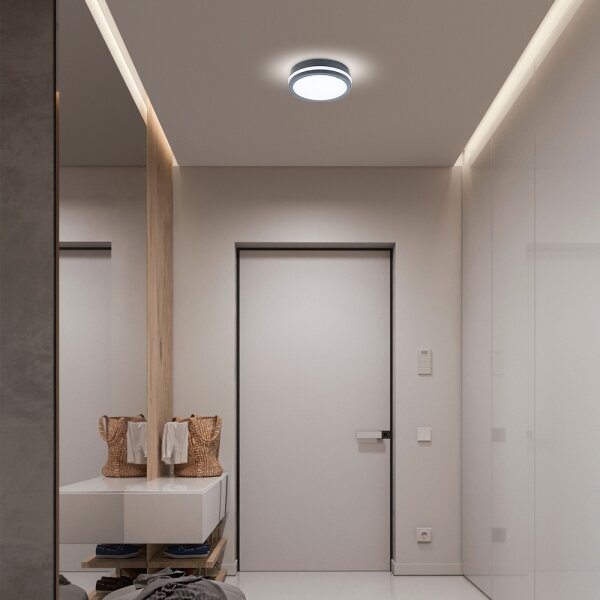 Corp de iluminat LED de exterior Brilagi BENE LED/18W/230V d. 22 cm IP54