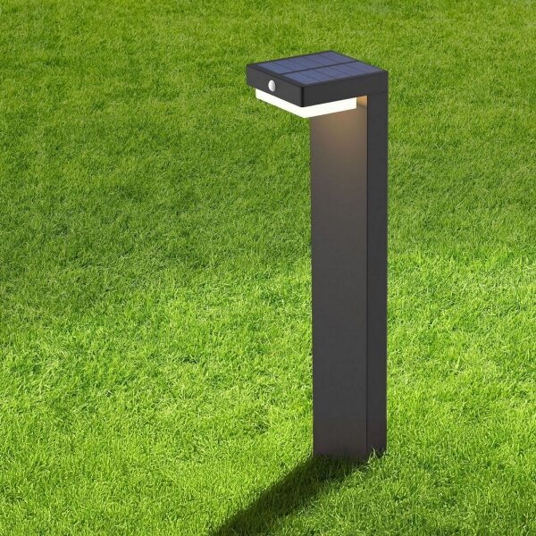 Lampă solară LED MALI LED/4,5W/3,7V 2000 mAh IP44 negru cu senzor