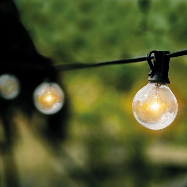 Solight WO794 - Ghirlandă LED decorativă de exterior, 25xE12, 20m, IP44, alb cald