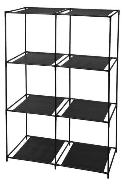 Raft metalic cu 8 polițe – organizator multifuncțional pentru baie, dormitor sau living, Storage Solutions