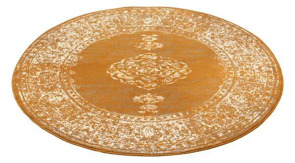 Covor rotund galben/portocaliu ø 160 cm Méridional - Hanse Home