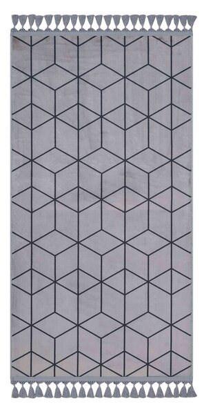 Covor lavabil gri 160x100 cm - Vitaus
