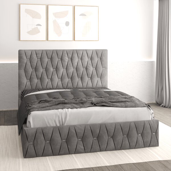 Set dormitor Nova Gri cu Dulap Atlantic 150 Gri