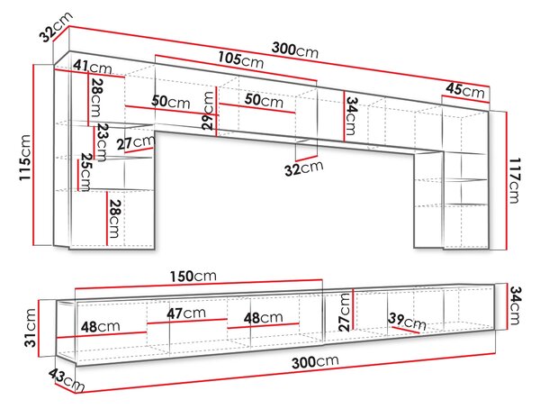 Mobilier living I Badiani (Stejar auriu). 1070240