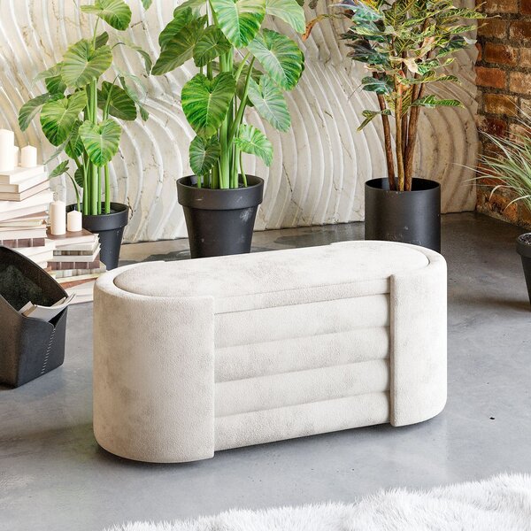 Taburete Rosamunda (crem). Promo -19%. 1153788