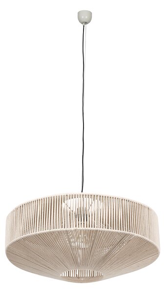 Lampă suspendată Japandi funie maro 61cm - Svea