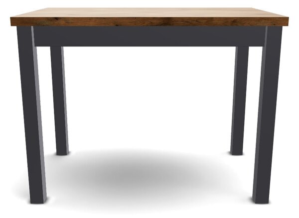 Masa ADAM, stejar artisan/negru, 100x60x75 cm