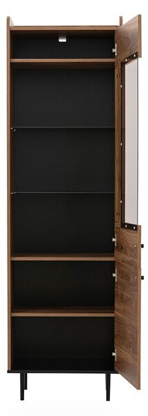 Mobilier living Percival I (negru + brandy castello). 1122808