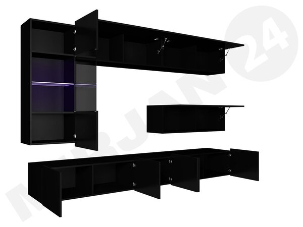 Mobilier living Badiani IV (stejar auriu + alb). 1121917