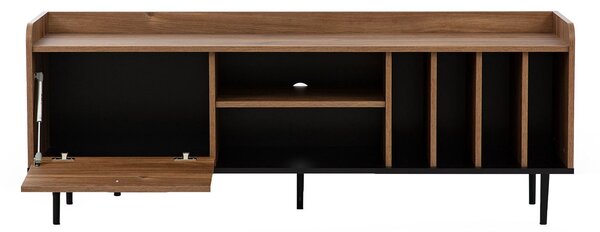 Mobilier living Percival I (negru + brandy castello). 1122808