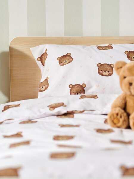 Sinsay - Set cu lenjerie de pat - crem