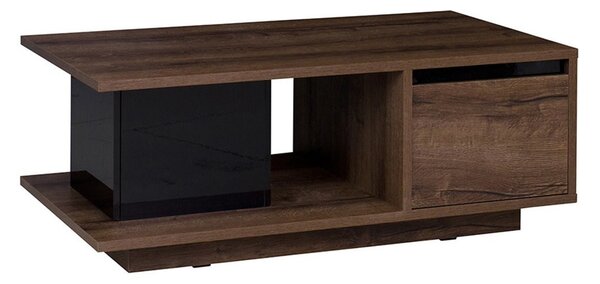 Măsuță cafea Vordeko VD5 (stejar monastery + negru lucios). 1123187