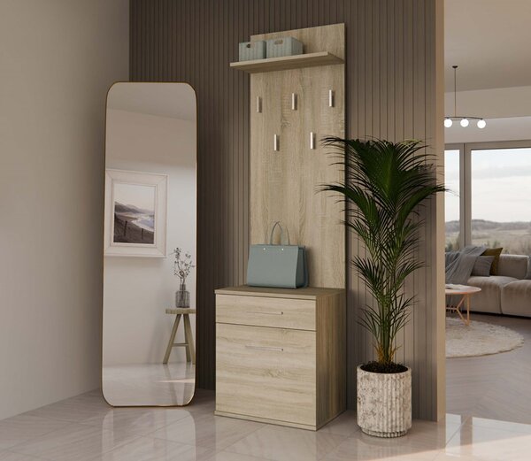 Set mobilier hol Dialogos 2 (stejar sonoma). Promo -19%. 1132569