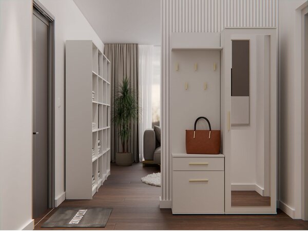 Set mobilier hol Dialogos 1 (cashmir) (cu oglindă). Promo -17%. 1132538