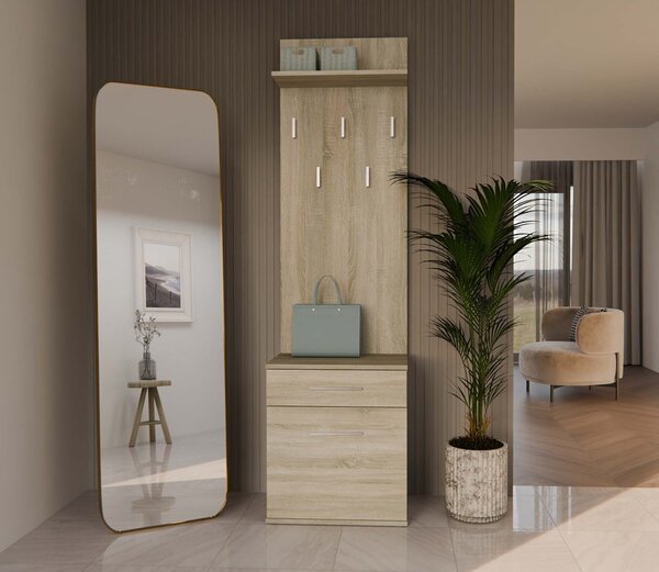 Set mobilier hol Dialogos 2 (stejar sonoma). Promo -19%. 1132569