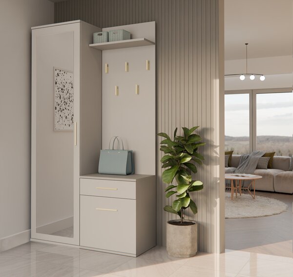 Set mobilier hol Dialogos 1 (cashmir) (cu oglindă). Promo -17%. 1132538