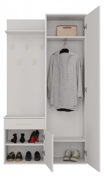Set mobilier hol Dialogos 1 (cashmir) (cu oglindă). Promo -17%. 1132538
