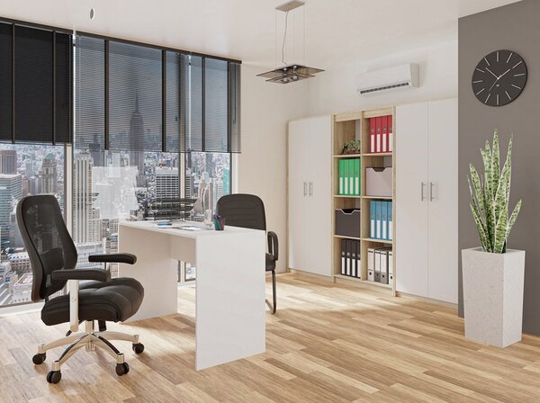 Dulap cu rafturi Obtenidas 1 (alb + stejar sonoma). 1132659