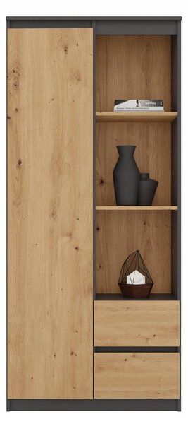 Raft Respeto 2 (antracit + stejar artisan). Promo -17%. 1132649