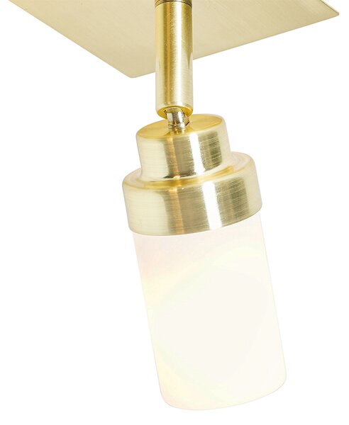 Spotlight modern pentru baie din alamă cu 2 lumini IP44 - Japie