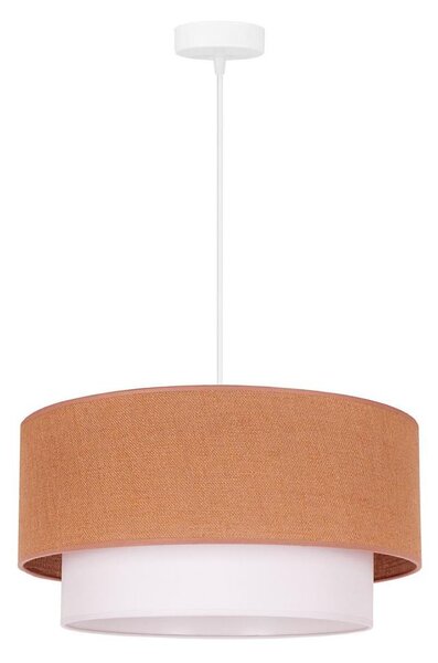 Lustră pe cablu Duolla BOHO 1xE27/40W/230V d. 45 cm bej/alb