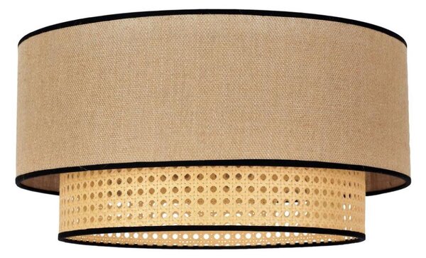 Plafonieră Duolla BOHO 1xE27/15W/230V d. 45 cm bej/ratan