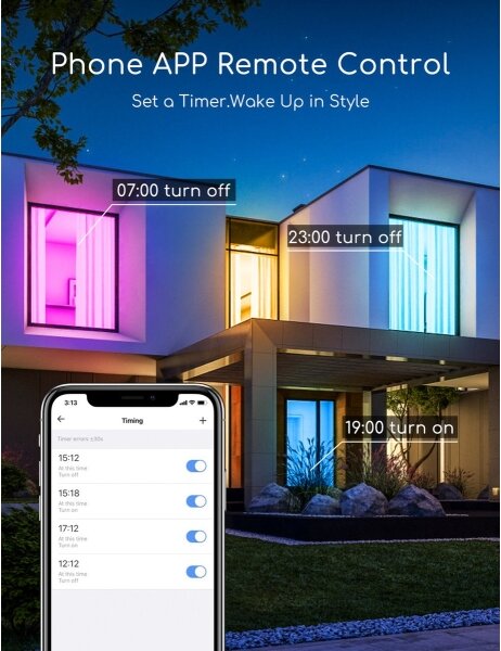 Plafonieră LED RGBW dimabilă Aigostar 18W/230V d. 34 cm Wi-Fi