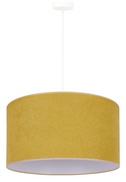 Lustră pe cablu Duolla BRISTOL 1xE27/15W/230V d. 45 cm galben/alb
