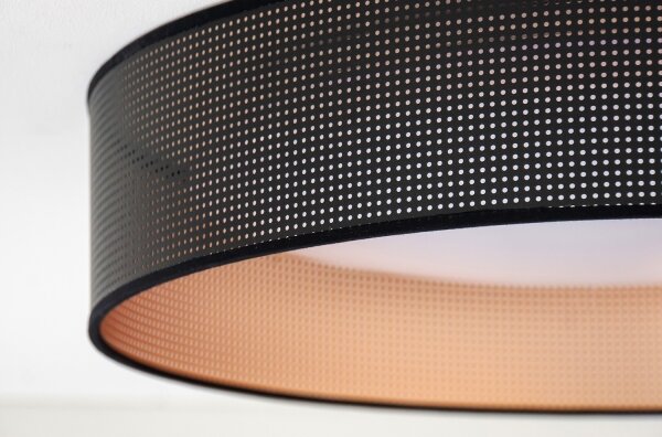Plafonieră LED Duolla ROLLER LED/24W/230V d. 45 cm negru/cupru
