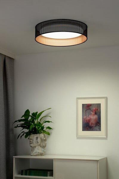 Plafonieră LED Duolla ROLLER LED/24W/230V d. 45 cm negru/cupru