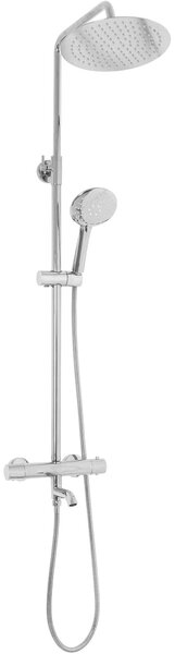 Coloana de dus cu termostat Lungo Crom