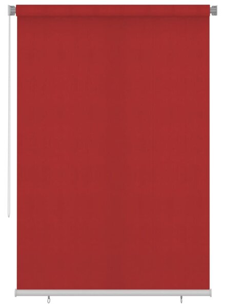 Jaluzea tip rulou de exterior, roşu, 160x230 cm, HDPE