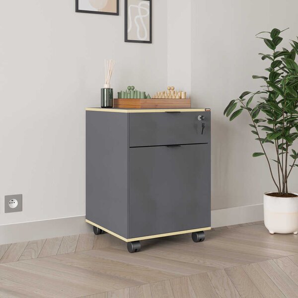 Corp Mobil Adore Rio Rollbox Office, usa, sertar cu cheie, 41x61x45 cm