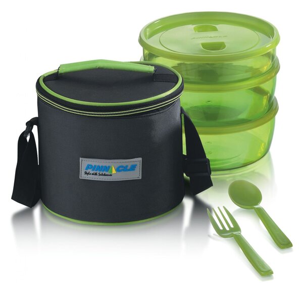 Set Lunch Box PRIDE Thermo, 6 piese, Verde