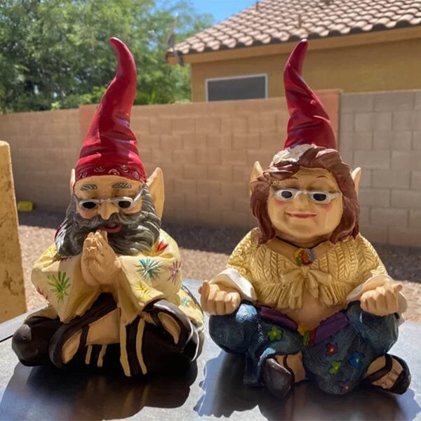 Cuplu De Pitici De Grădină Gnomestock