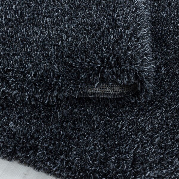 Covor gri antracit 60x110 cm Fluffy – Ayyildiz Carpets
