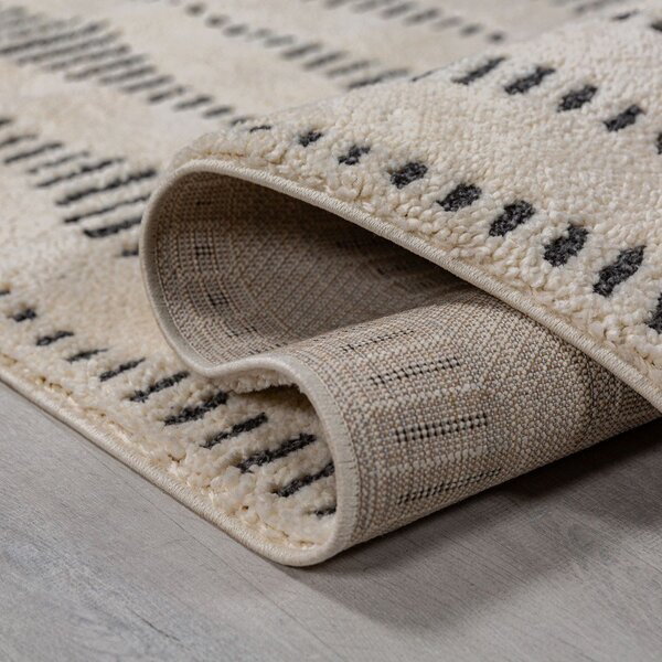 Covor crem 200x290 cm Knot – Flair Rugs