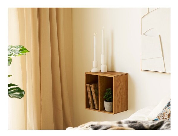 Raft în culoare naturală etajat din lemn de stejar 18 cm Townsville – House Nordic