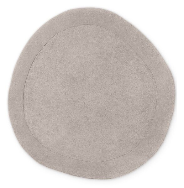 Covor gri țesut manual rotund din amestesc de lână ø 160 cm Kari Organic – Villeroy&Boch