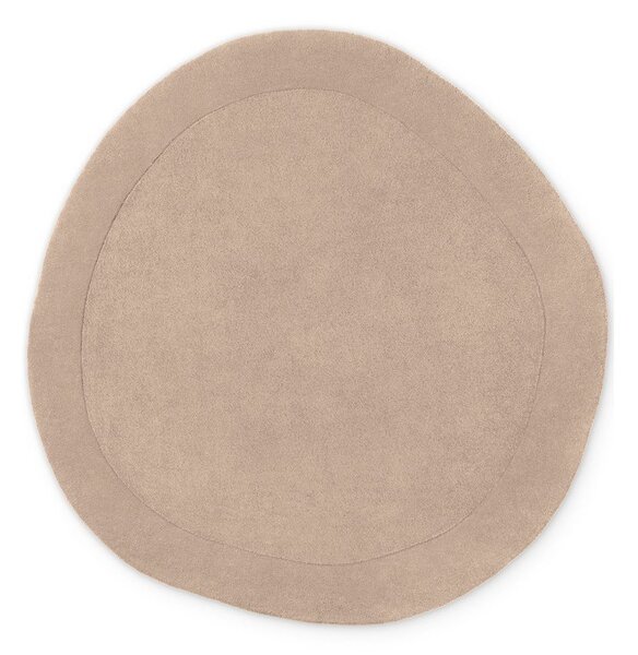 Covor bej țesut manual rotund din amestesc de lână ø 160 cm Kari Organic – Villeroy&Boch